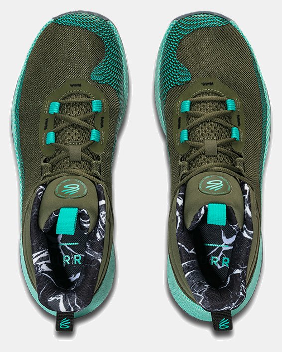 Unisex Curry HOVR™ Splash Basketball Shoes, Green, pdpMainDesktop image number 2